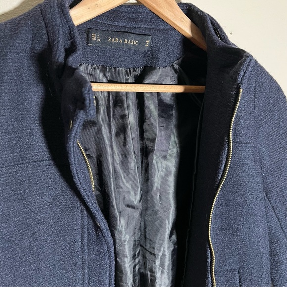 Navy Blue Winter Coat Size S - Picture 8 of 13